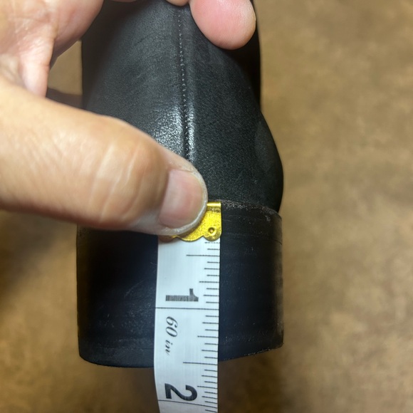 Eileen Fisher Vero Cuoio Slip-On Black Leather Ankle Booties Women’s, Size 9 - Picture 3 of 13